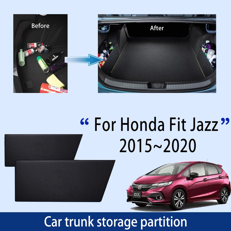 

Car Accessories For Honda Fit Jazz GK GP GH 2015~2020 2018 MK3 Trunk Storage Partition Multifunction Storage Auto Interior Parts