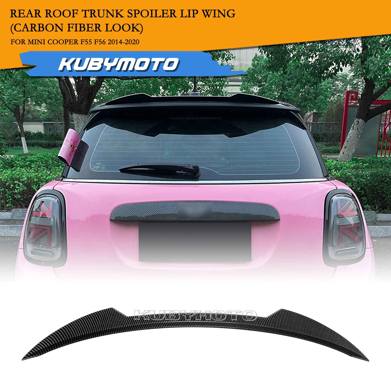 

Спойлер на крышу автомобиля, заднее антикрыло, накладка на багажник для BMW Mini Cooper F55 F56 2014-2024, стандартная версия