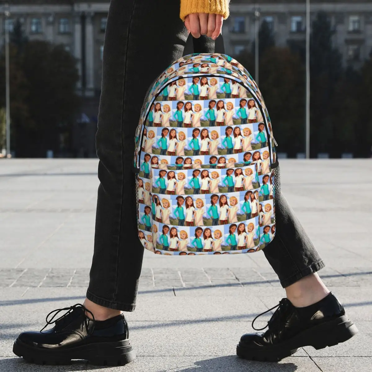 Spirit Riding Free Backpack Student BookBag Children School Bag Computer Shoulder Bags for Boys Girls
