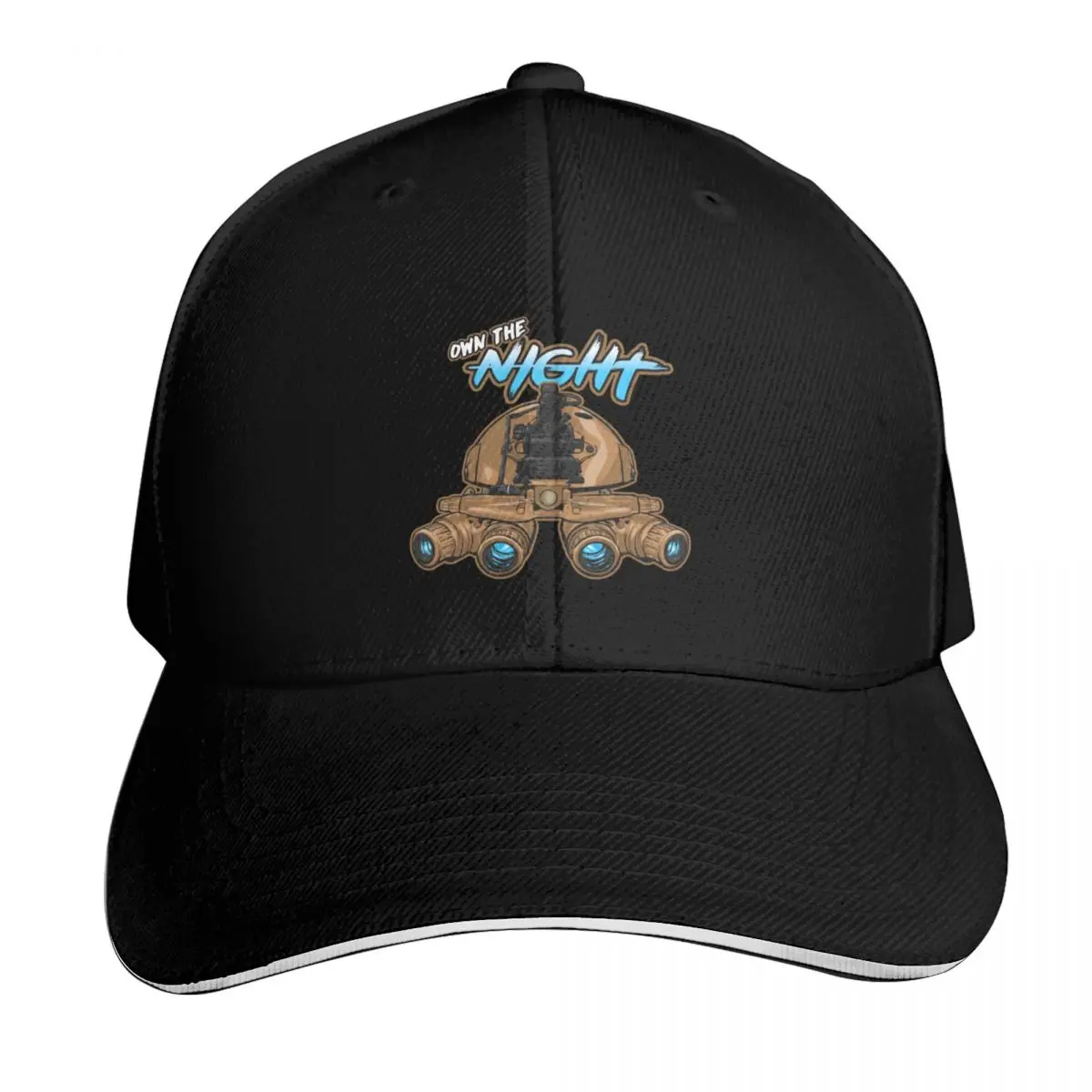 Own The Night - Night Vision Goggles Coyote Baseball Cap Lightweight Packable Gift for Him Her Casual Daily Wear