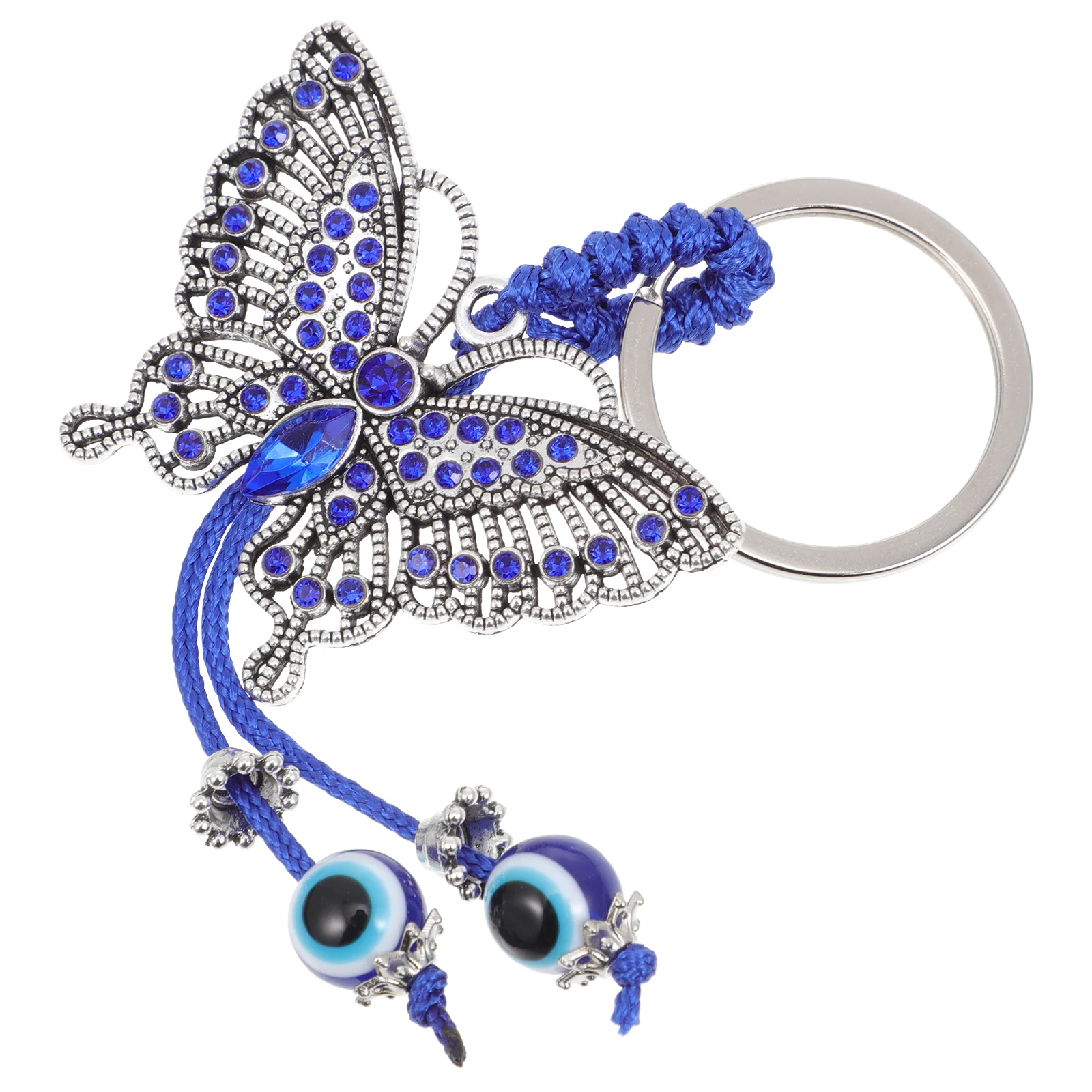 

Key Chain Exquisite Butterflies Decor Pendant Alloy Grace Bag Portable Chains Zinc