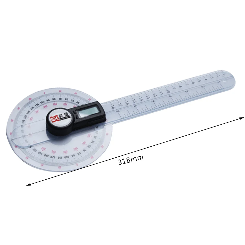 Medição médica do ângulo da recuperação conjunta do goniômetro da régua do ângulo do display digital