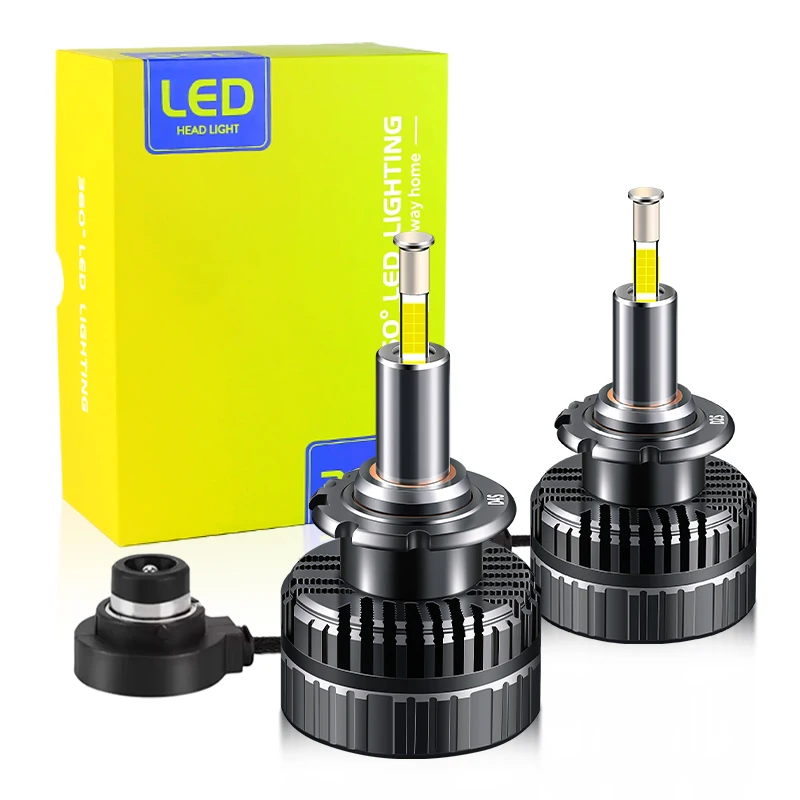 

2 шт. светодиодные лампы для фар серии D HID ксеноновые белые D2R D2S D4R D4S Turbo Lights 6000K 110 Вт комплект для автоматической лампы Plug&Play HID Conversion Kit