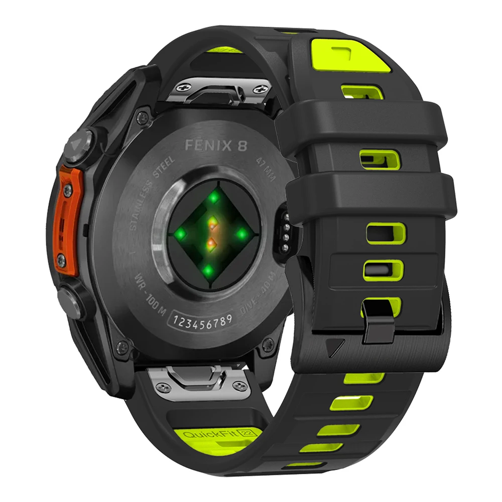 26Mm 22Mm Fenix8 watch Band For Garmin Fenix E 8 7 7X 6 6X 5 5X/Epix Pro 47Mm 51Mm/Enduro 3 Silicone Strap Quickfit Bracelet image 3