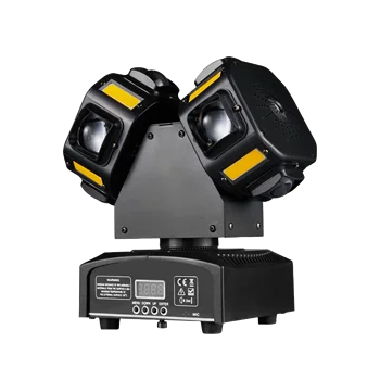 140W Double Head LED Beam&Strobe&Laser 3in1 Moving Head 8x12W RGBW 8x5W Bright Golden  Red Green Laser Star DJ Lights effect