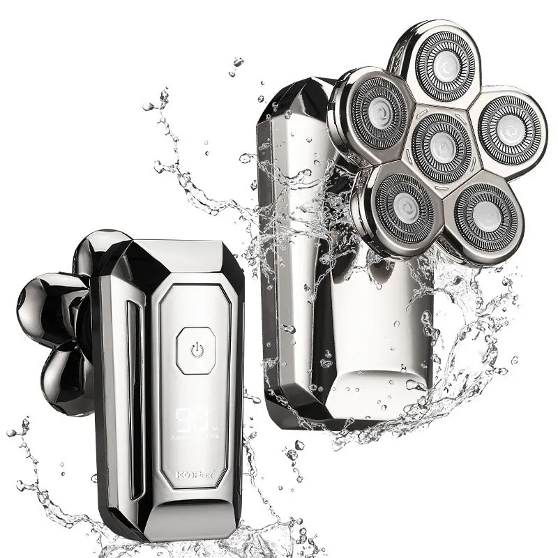تصميم جديد فريد من نوعه PX7 مستوى مقاوم للماء للسفر المحمول للاستخدام المنزلي للرجال ماكينة حلاقة صغيرة للجسم 6 في 1 ماكينة حلاقة إلكترونية قابلة لإعادة الشحن