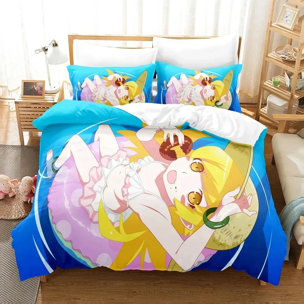 

Anime Monogatari Series Story Shinobu Oshino Supplies Set Duvet Cover Set Bedding Sets Pillowcases No Filling Birthday Gifts