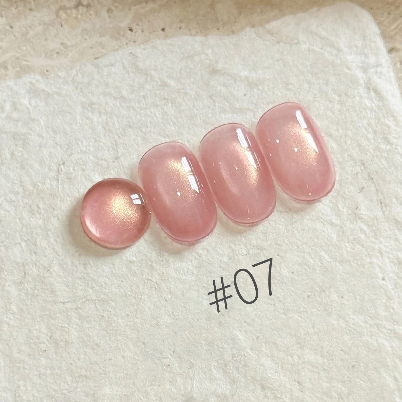 MIANEL 10ML 2026 Neuer Schneeweißer Märchenland 3-Farben Katzenauge Gel-Nagellack Funkelnder Goldschimmer Rosa Satin Glasperlen Nagelkunst – Detail 8