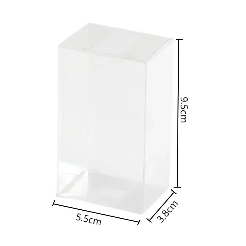 10pcs Transparent Ice Cream Plastic Box Mousse Cake Dessert Packaging Boxes Disposable Popsicle Tray Box Baby Shower Party Favor