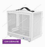 G200 chassis, aluminum alloy portable ITX handheld, TYPECmini computer host box desktop computer