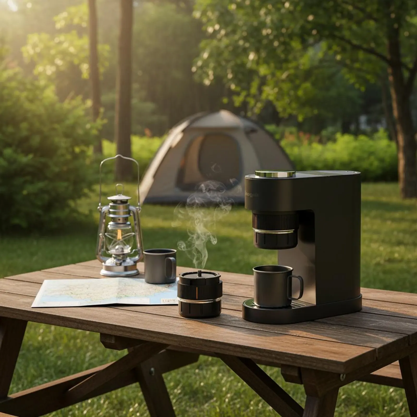 

3 in 1 Coffee Machine Cold Brew Capable Capsule Coffee Machine Kitchen Appliance Onepress Function for Home, Office