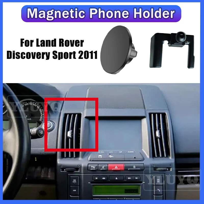 

For Land Rover Freelander 2 2011 Car magnetic phone holder Gravity navigation stand 360° rotatable Car interior accessories