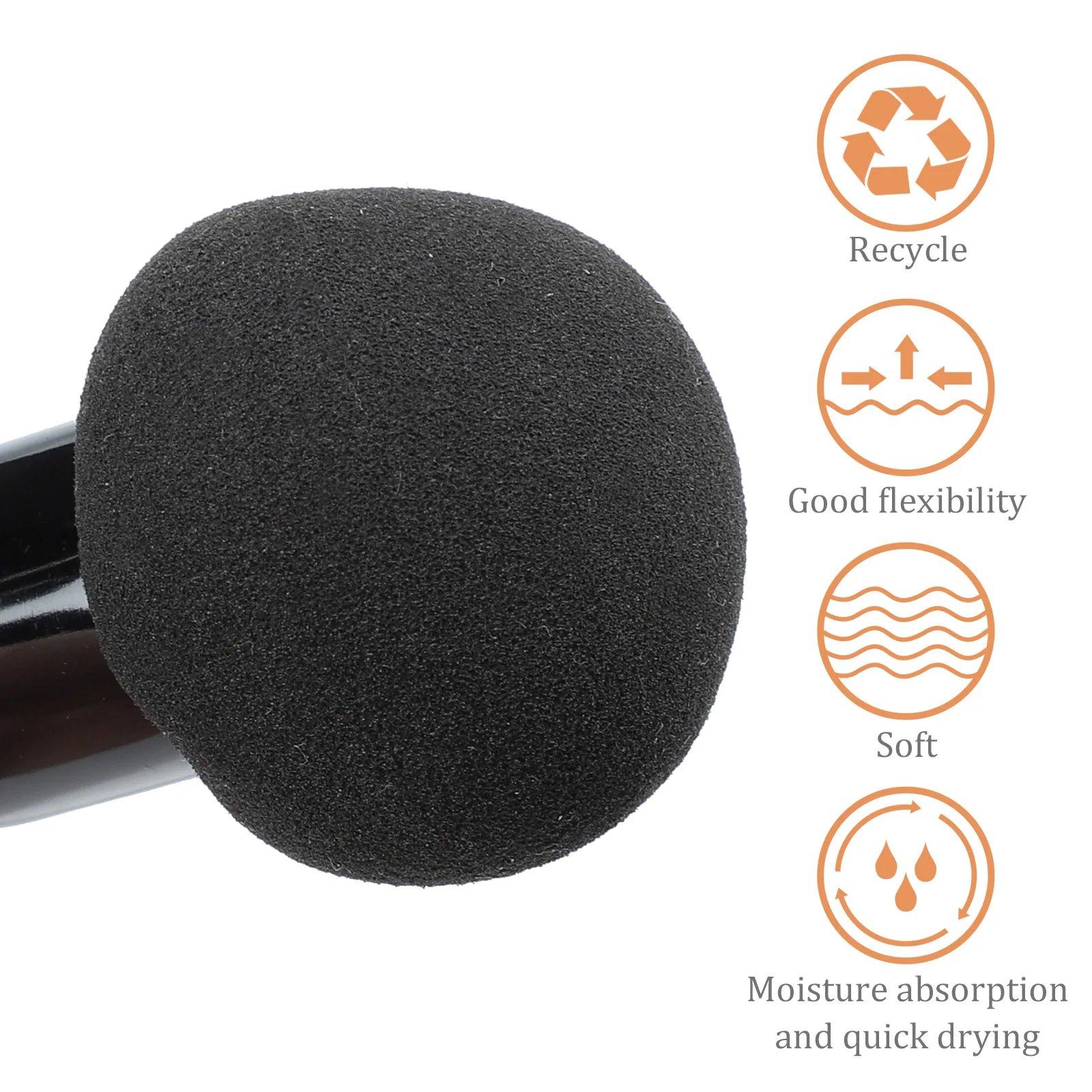 

4 Pcs Powder Puff Mushroom Sponge Brush Cream Applicator Makeup Hydrophilic Non-latex Brushes