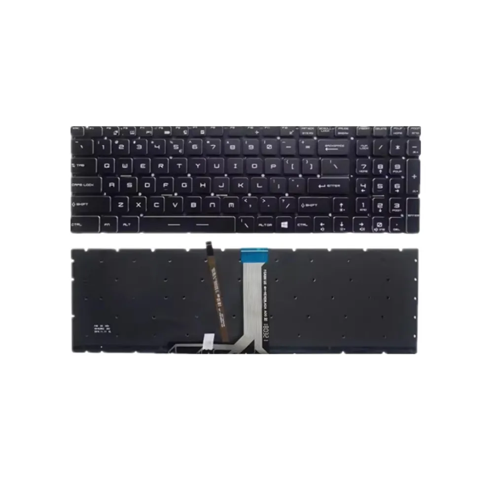 Laptop Keyboard For MSI GE62VR 6RF (MS-16JB) GE62VR 7RE 7RF (MS-16JB) Black US United States Edition