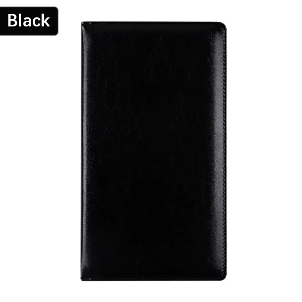 

PU Leather A6 File Folder Storage Slot Waterproof Business Meeting Contract Clamp With Pen Insert Order Dishes Note Holder