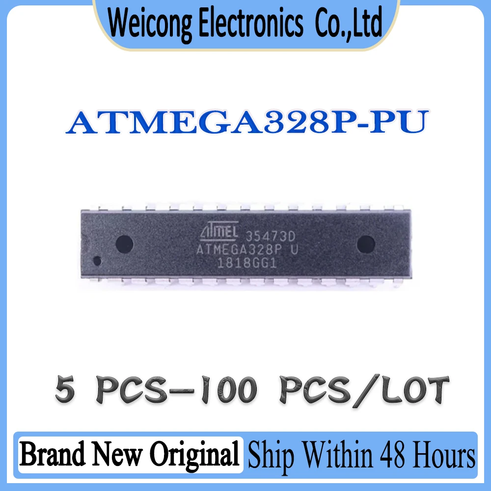 

New Original ATMEGA328P-PU ATMEGA328P-P ATMEGA328P ATMEGA328 ATMEGA32 ATMEGA IC MCU Chip DIP-28