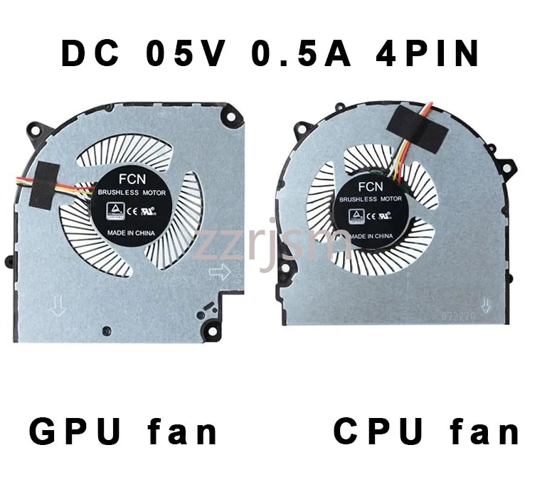 

Новый вентилятор-кулер для процессора и графического ускорителя ноутбука CLEVO 6-31-HN503-201 DFS5M325063B1N-FLHJ DFS5K221153711
