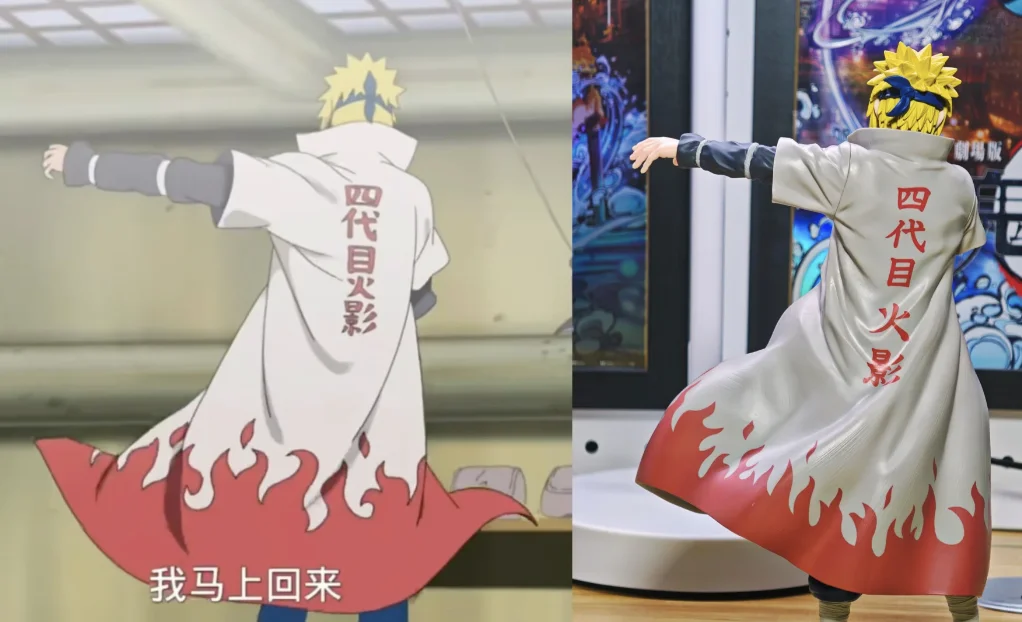 

In Stock Original Bandai Grandista Naruto Shippuden Namikaze Minato Famous Scene PVC Anime Collectible Decoration Birthday Gift