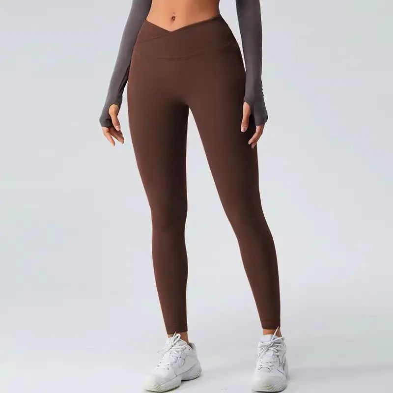 Women High-end Yoga Pants Fitness Leggings High elastic Sports Pants Push UP Tights Running Leggings Breathable Gym Leggings image 3