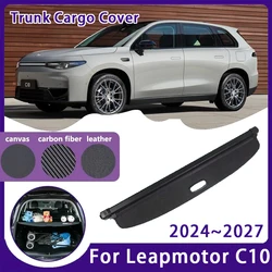 Car Trunk Curtain Covers For Leapmotor C10 2024 2025 2026 2027 Retractable Storage Cargo Rack Partition Shelter Auto Accessories