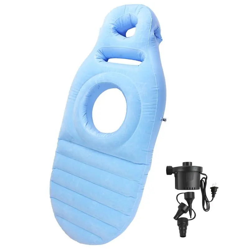 NEW HOT In Stock-Pregnancy Mattress With Hole Inflatable Maternity Bed For Stomach Sleeping Back Pain Relief Includes Electric P