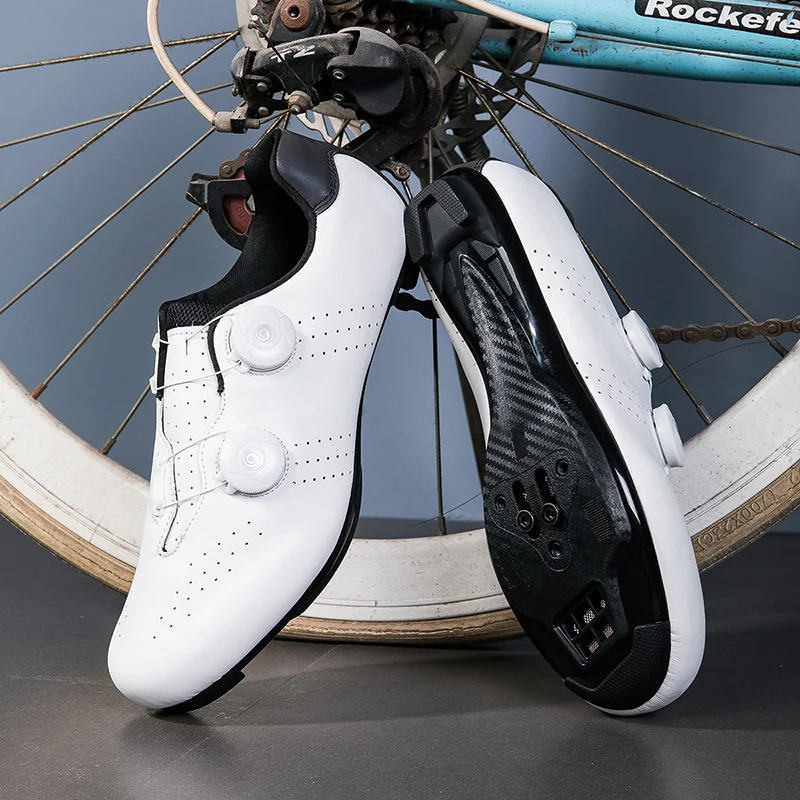 Zapatos atléticos de ciclismo MTB para hombre, tacos autoblocantes, zapatos para bicicleta de carretera, zapatillas de deporte de velocidad de carreras, calzado para ciclismo de montaña Spd al aire libre