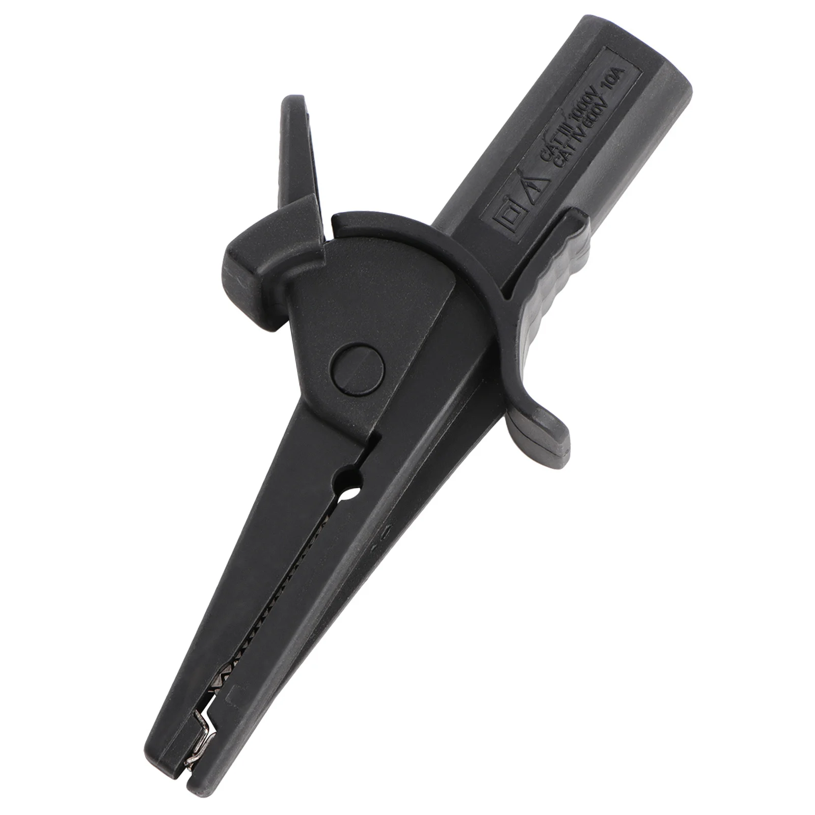 

Crocodile Test Clip Black Insulated Alligator Clip 4Mm Banana Plug For Solar Panel Electric Fence Camping