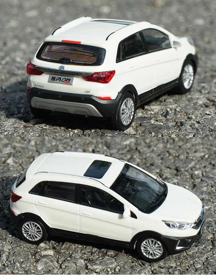 1:43 original changhe q25 q35 veículo off-road urbano suv modelo de carro de plástico puxar para trás ornamento de modelo de carro
