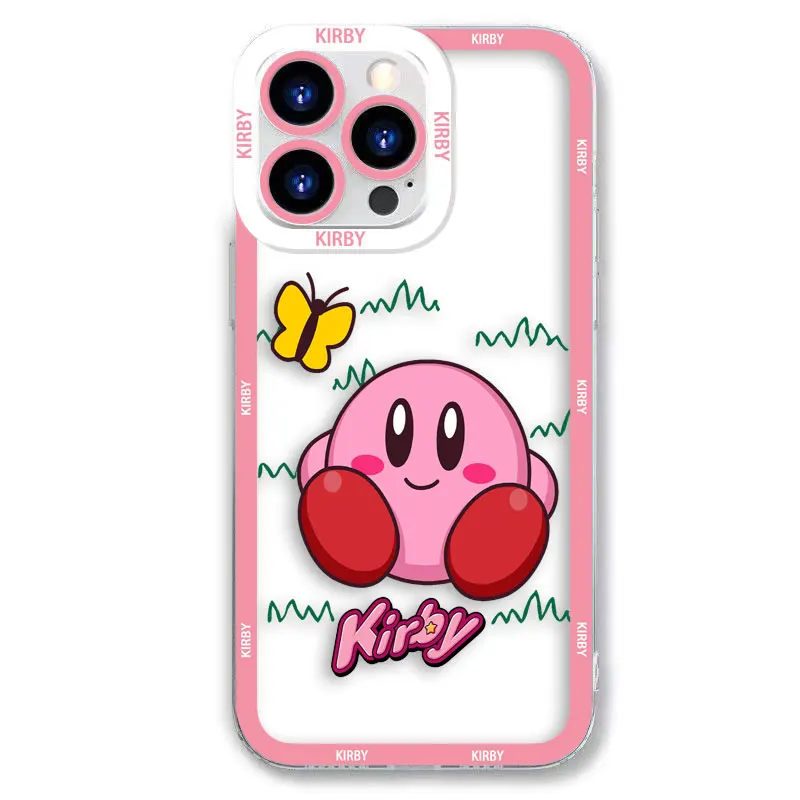 The Game Cartoon K-Kirby Cover Angel Eyes Clear Phone Case For OPPO RENO 11 11F 10 8 8Z 8T 7 7Z 6 6Z 5 5F 4 2 FIND X3 LITE Case