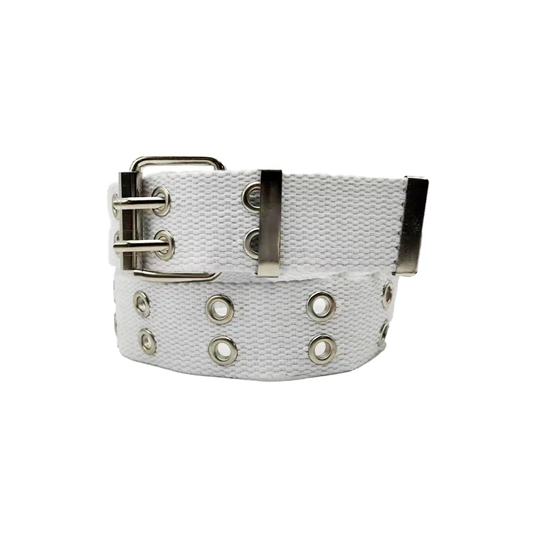 

Silver White Button Head Texture Men's Belt Pink Women's Fashion Fabric Belt Designer Luxury Accessories For Women 2023 Tend