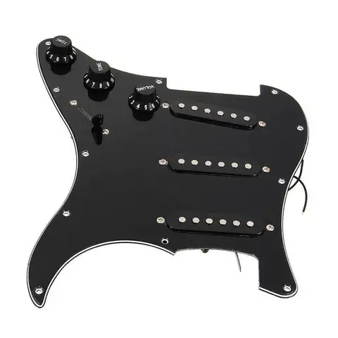 28.5cm Electric Guitar Loaded Prewired Pickguard Pickups With 3 Single Coil Guitar Pickup Replacement for FENDER STRAT Guitar