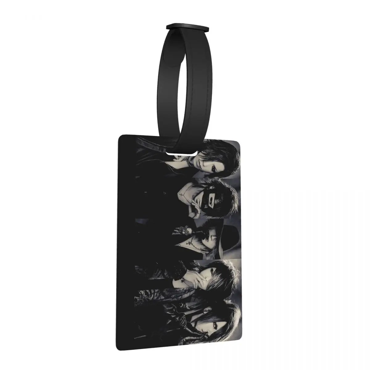 

Япония Rock The Gazette Band Багажные бирки Аксессуары для чемодана Путешествия Портативный багаж Посадка Держатель этикетки ID Имя Адрес