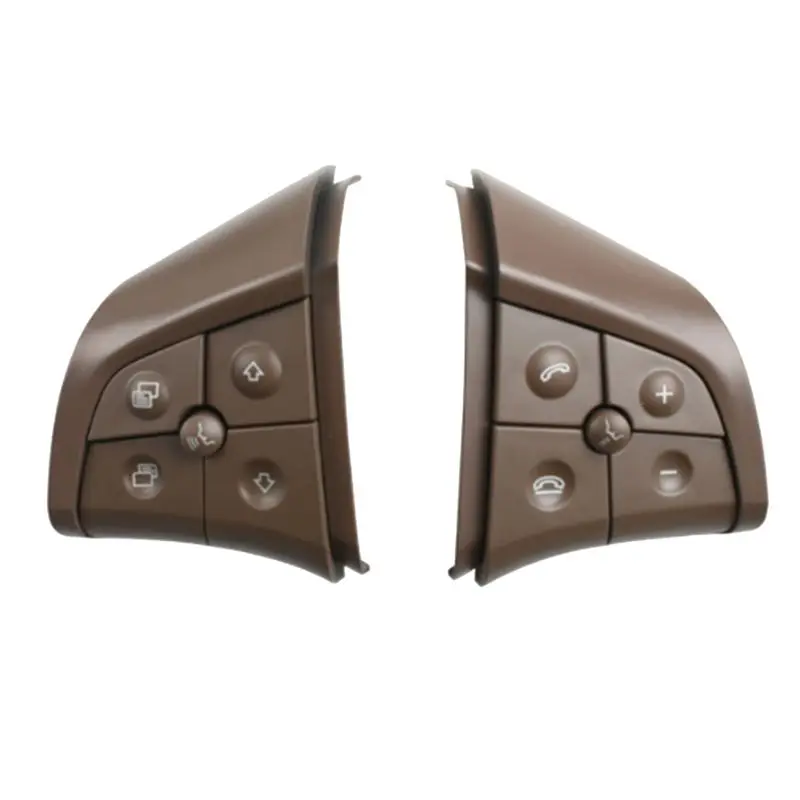 

Car Steering Wheel Control Switch Button 4 Keys For Mercedes Benz W164 ML GL B/R-Class 2006-2009 W251 Master Knob Parts Brown-A9