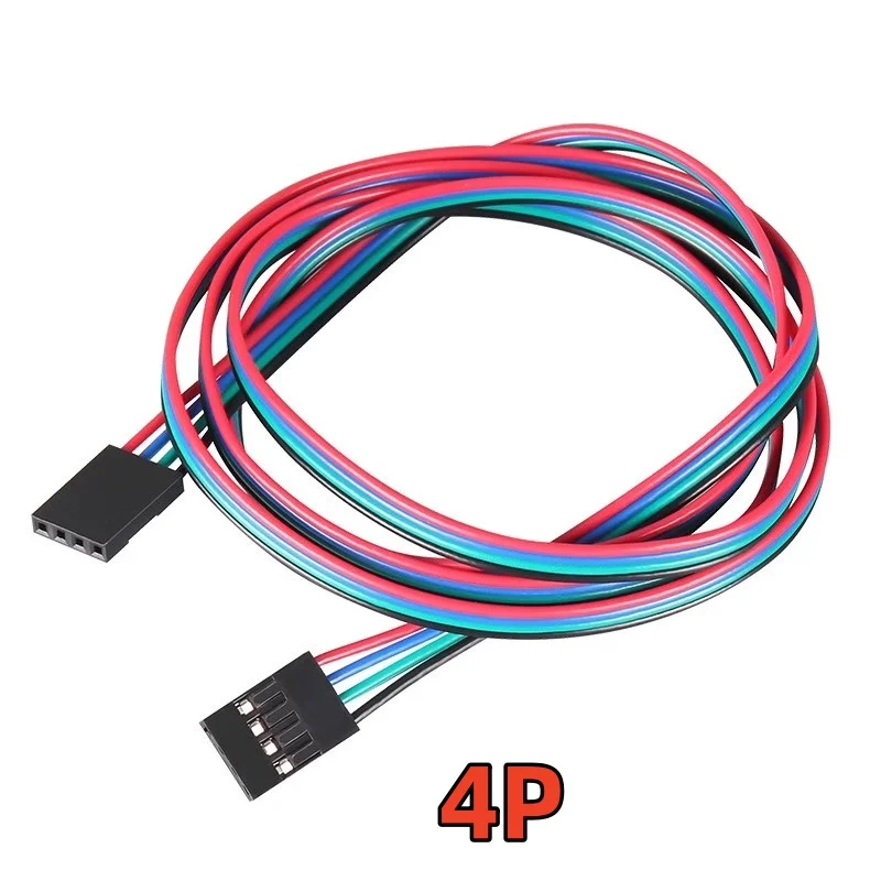 10PCS 3D-printer 70cm 2/3/4-pin vrouw-vrouw kabel jumper DuPont draad