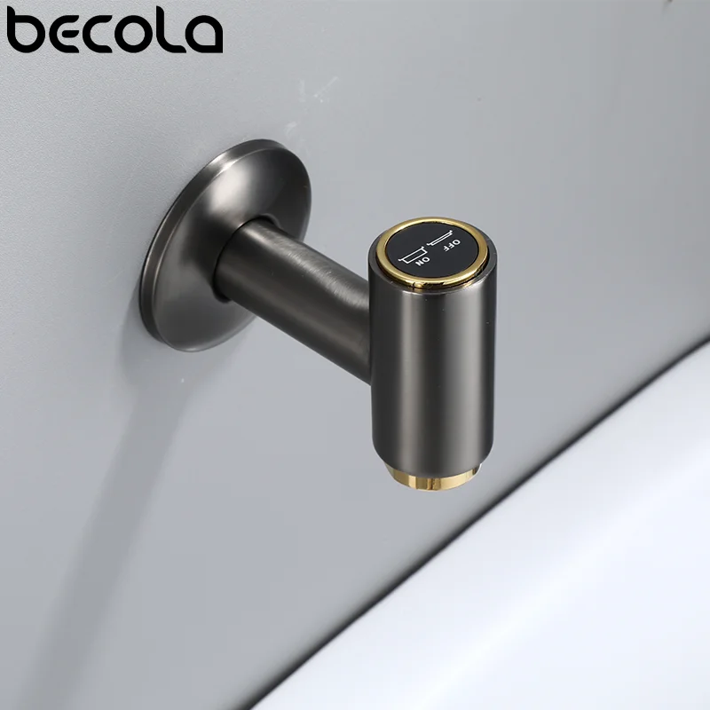 Push Button Washing Machines Faucet Wall Mount New Fashion Design Bath Toilet Mop Pool Water Taps for Garden Bathroom Kitchen