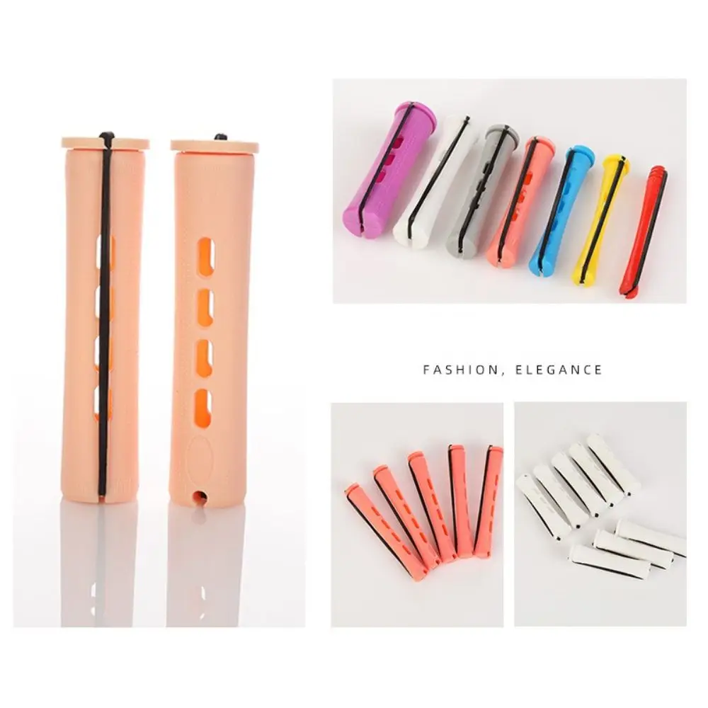 لون المهنية شريط مطاطي مشبك شعر تصفيف الشعر أداة الجافة الرطب الشعر الشباك بكرة الشعر تصفيف الشعر صانع بيرم قضيب بكرة الشعر #3