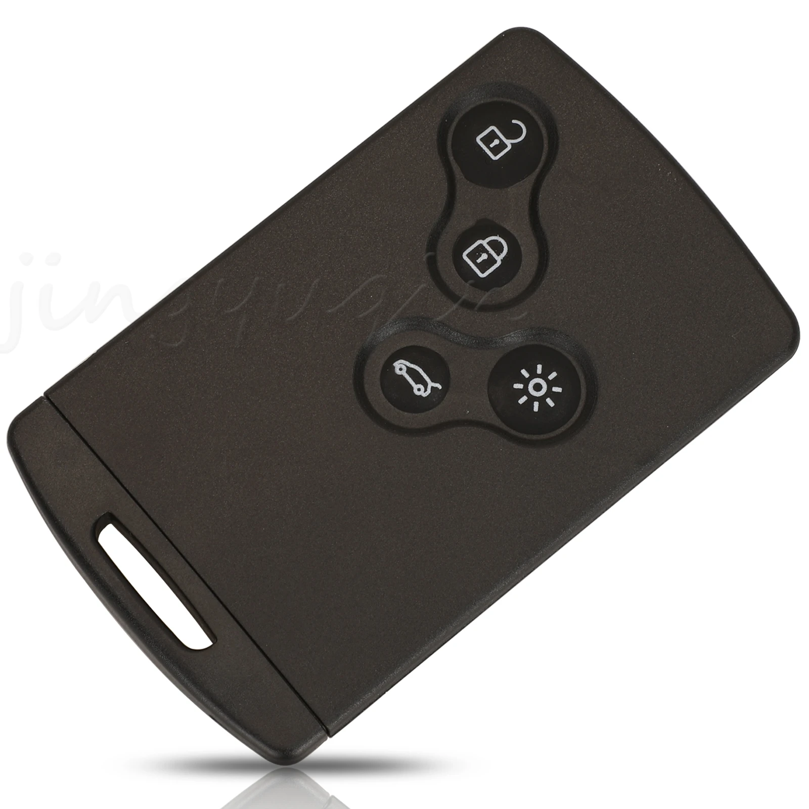 Jingyuqin 4 Buttons Remote Car Key Shell Cover For Renault Captur Clio Laguna Koleos Megane Scenic Fluence