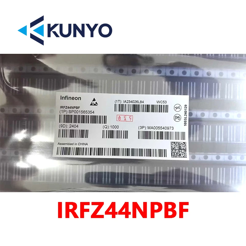 IRFZ44NPBF IRFZ44N TO-220 MOS Field Effect Transistor (N-channel)  brand new original authentic chip