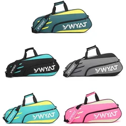 YWYAT Sports Bag Badminton Bag Single Shoulder 2 Rackets Backpack Tennis Badminton Racket Bag Thickened Nylon Beach Tennis Bag