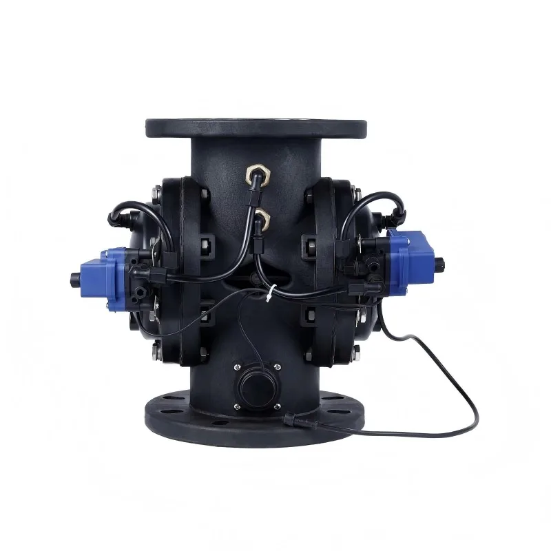 5 inch agricultural irrigation solenoid valve latch has a built-in remote flow sensor