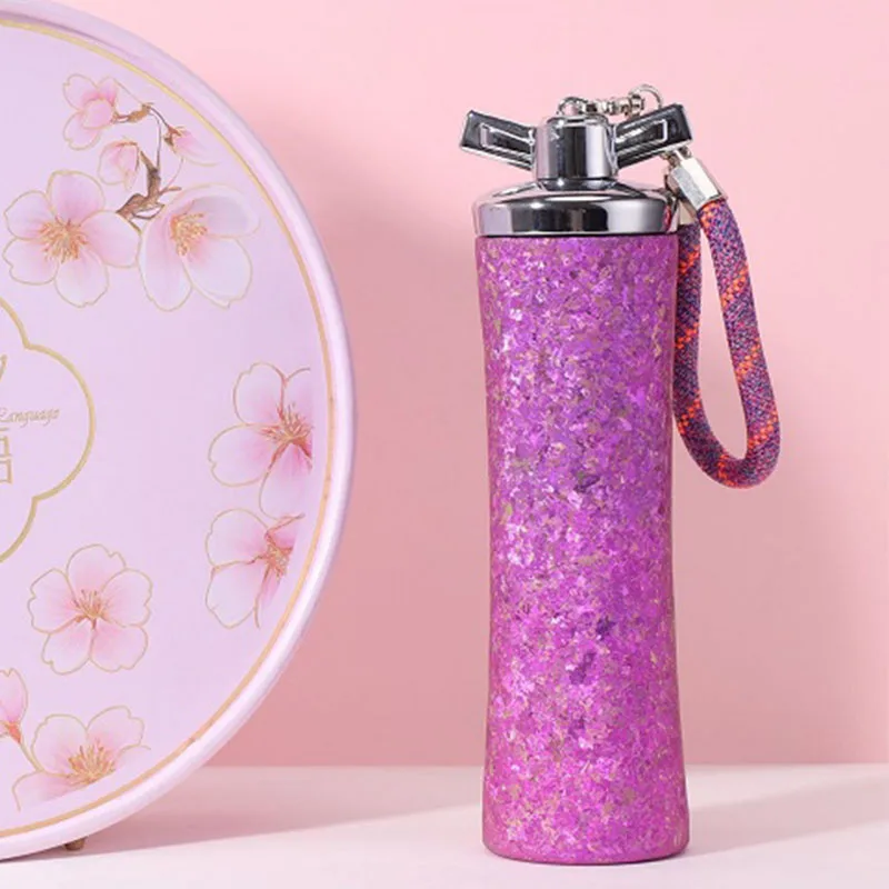 330ml Women's Small Thermal Water Bottle,Double-layer Pure Titanium Vacuum Flask,High-end Business Gift,Drinkware,Thermos Cup
