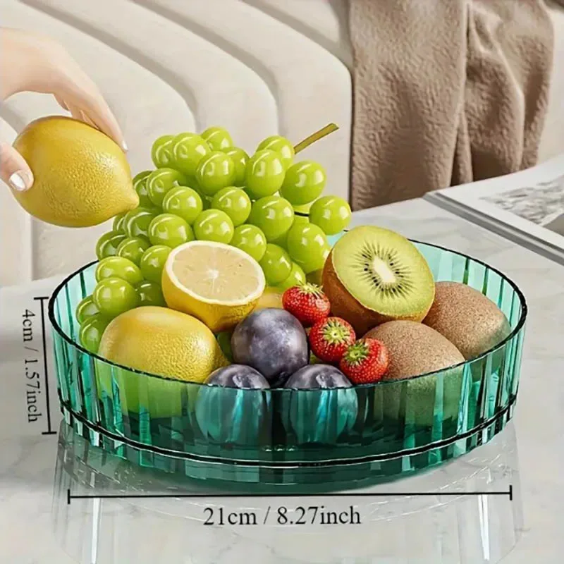 360°Rotating Rotating Spice Rack Round Plastic Clear Rotating Container Bins for Cabinet Pantry Kitchen Countertop Refrigerator