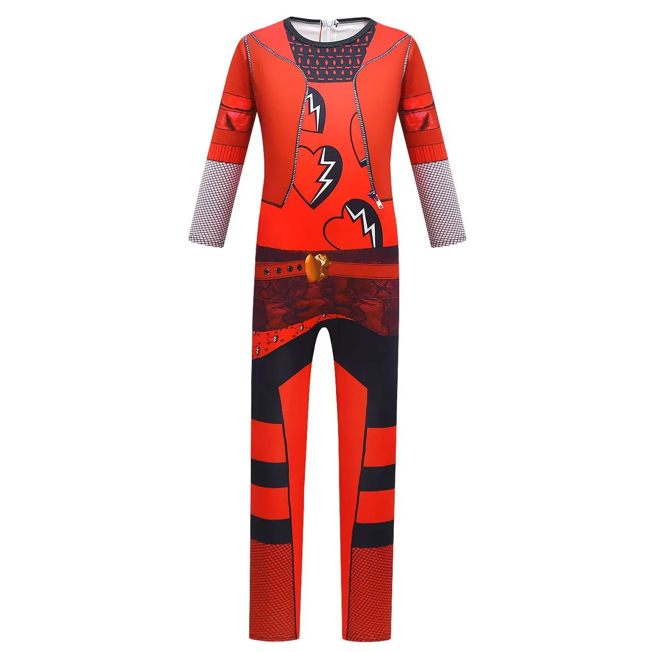 The Rise of Red Cosplay Costume pour enfants, combinaisons et gants, D-Descmot4, film pour enfants, fête d'Halloween pour filles, trempé