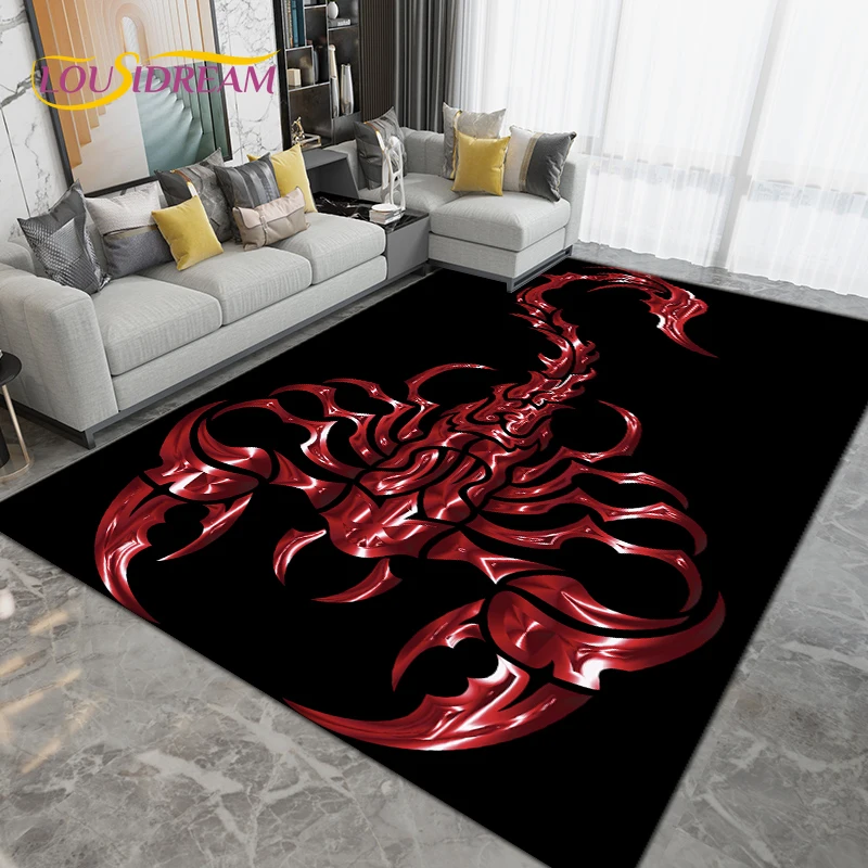 

Scorpion Scorpio Area Rug Large,Carpet Rug for Living Room Bedroom Sofa Decoration,Kitchen Bathroom Doormat Non-slip Floor Mat