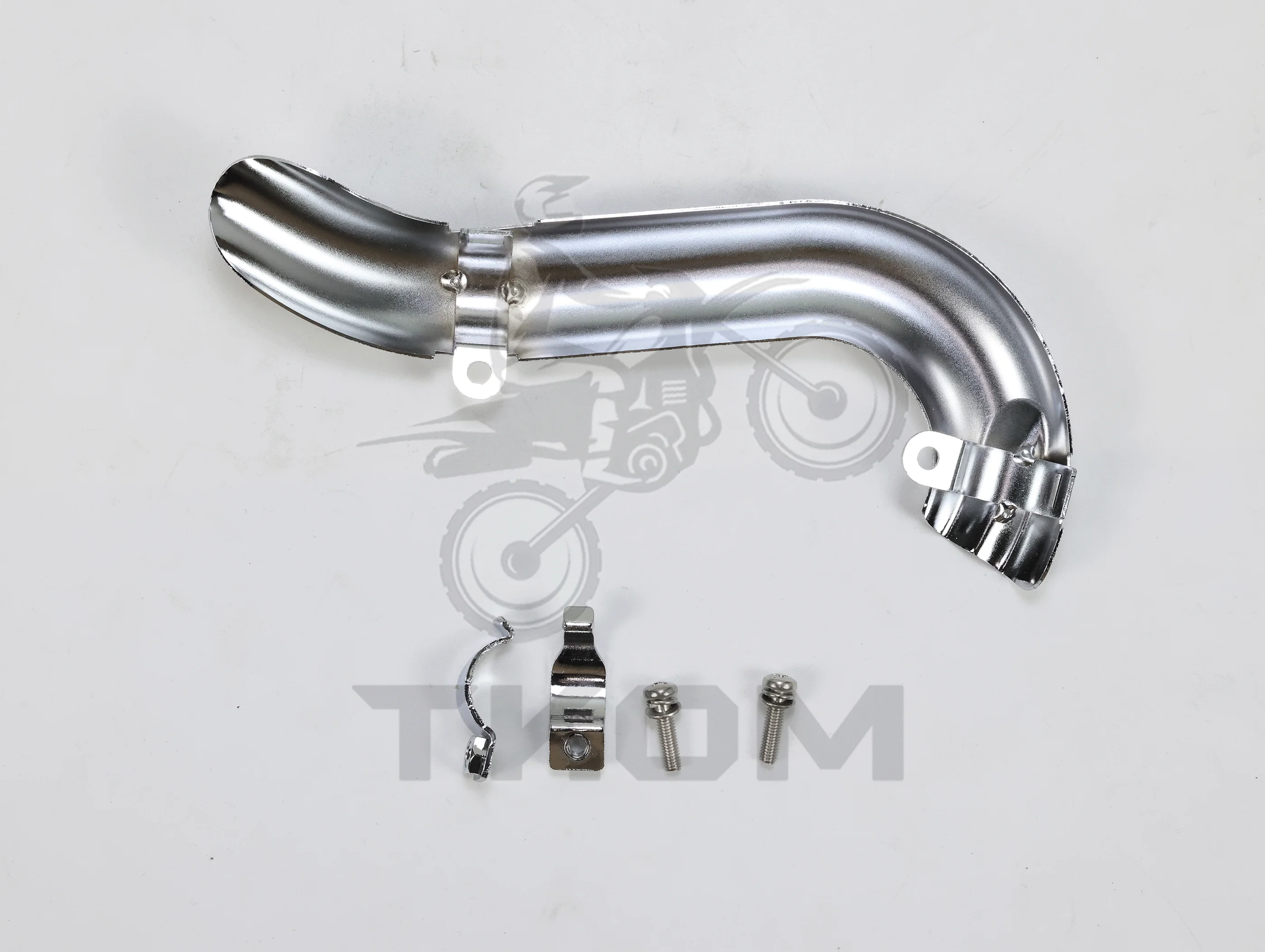 CT70 Muffler Heat Shield Chrome Motorcycle Exhaust Pipe Protector Cover For Honda CT70 K0 1969-1971 CT70H DAX