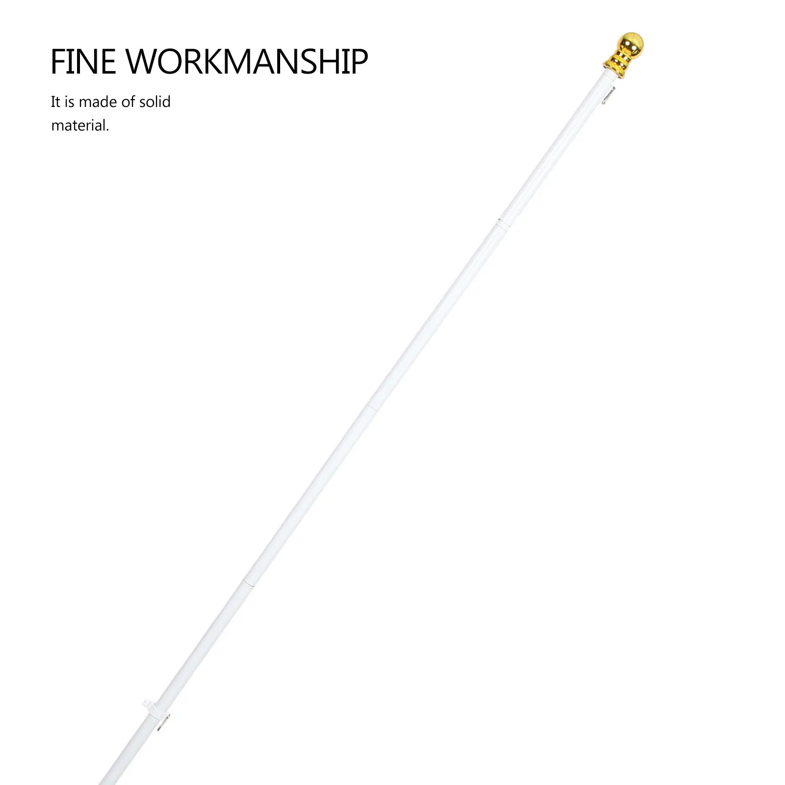 

Aluminium Alloy Flag Pole Free Rotation Rustproof Outdoor Garden House Commercial Banner Display Rack Garden Flag Hanging