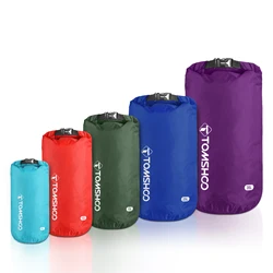 Tomshoo 5 Pack Waterproof Dry Bags Sacks Lightweight Waterproof Storage Dry Bags for Outdoor Camping Boating Hiking Rafting