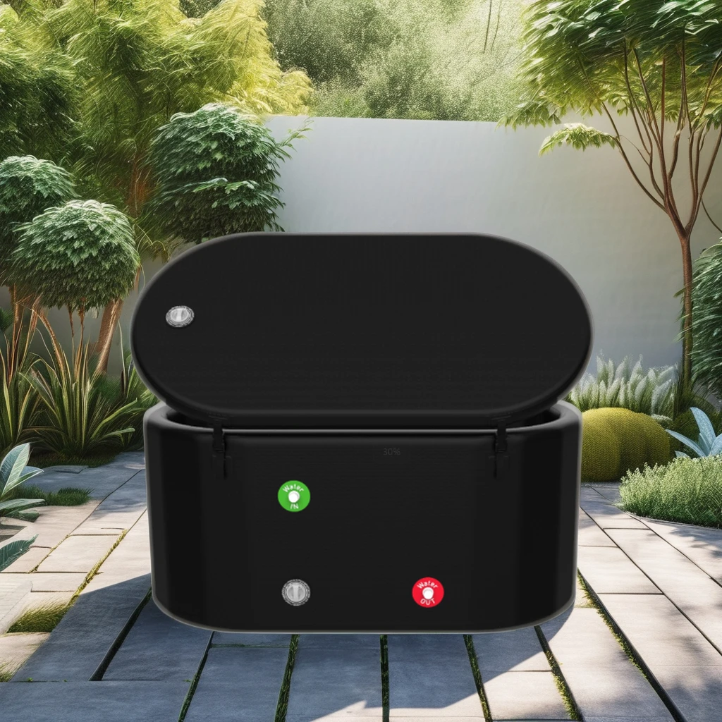 

STLFCross-Border for Amazon Inflatable Adult Insulated Bath Bucket PVC Ice Bath Bucket with Custom Logo Printing for Pool Use