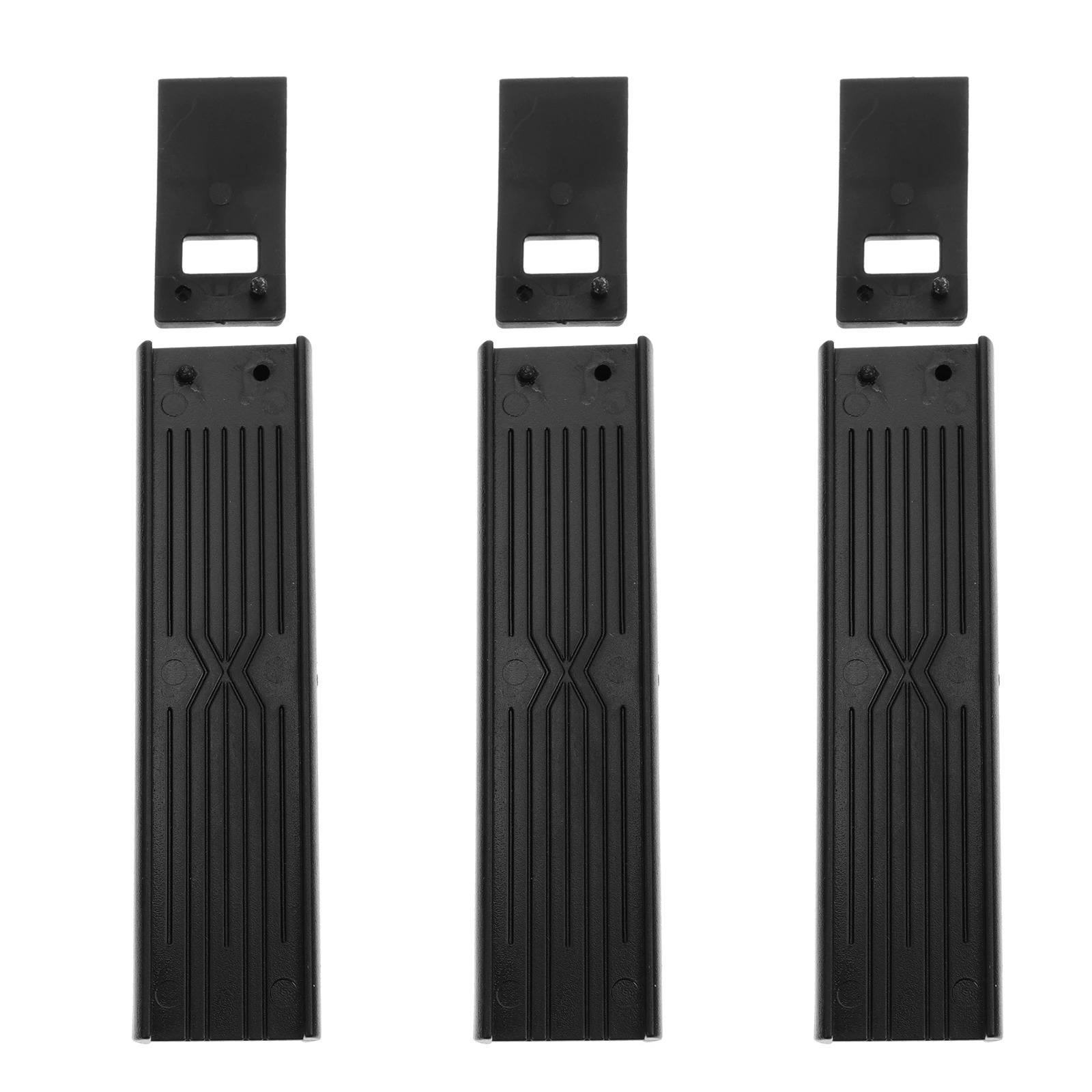 

3 Pcs Saxophone Reed Clips Dust Proof Anti Fouling Wear Resisting Plastic Covers Card Slot Musical Instruments Accessories