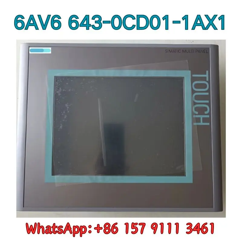 

Used Touch Screen 6AV6 643-0CD01-1AX1 Test OK Fast Shipping